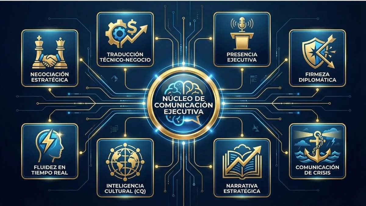 Los 8 pilares de la comunicación ejecutiva que se extienden más allá de las habilidades lingüísticas