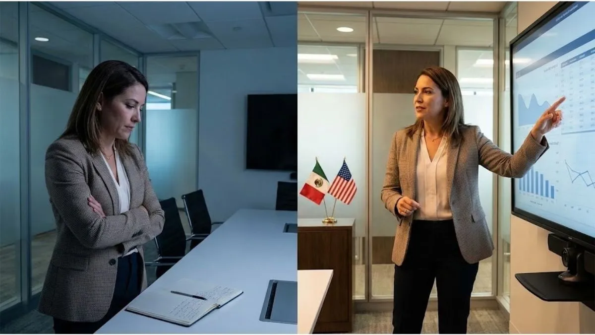 Ejecutivos de negocios en una reunión de directorio